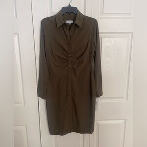 Calvin Klein Army Green Dress